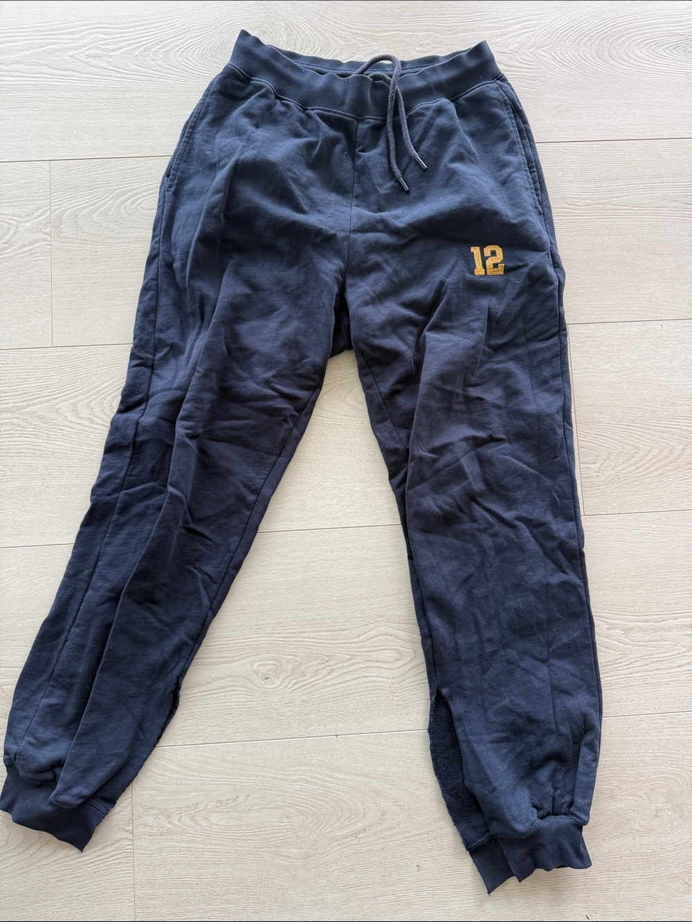 Anine Bing Woman’s Sweatpants with Gold '12' Detail